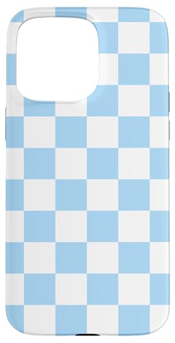 Hülle für iPhone 15 Pro Max Case Checkered Baby Blue Cool Checkerboard Ästhetisches Geschenk Hülle für iPhone 15 Pro Max Case Checkered Baby Blue Cool Checkerboard Ästhetisches Geschenk von Pretty Case Cute Art Phone Protection