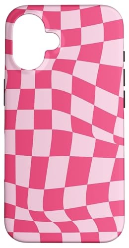 Hülle für iPhone 16 Etui kariert rosa rot cool Schachbrett ästhetisches Geschenk Hülle für iPhone 16 Etui kariert rosa rot cool Schachbrett ästhetisches Geschenk von Pretty Case Cute Art Phone Protection
