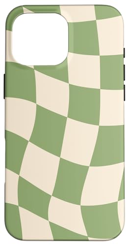 Hülle für iPhone 16 Pro Max Etui kariert grün cool Schachbrett ästhetisches Geschenk Hülle für iPhone 16 Pro Max Etui kariert grün cool Schachbrett ästhetisches Geschenk von Pretty Case Cute Art Phone Protection