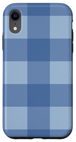 Hülle für iPhone XR Etui kariert blau cool Schachbrett ästhetisches Geschenk Hülle für iPhone XR Etui kariert blau cool Schachbrett ästhetisches Geschenk von Pretty Case Cute Art Phone Protection