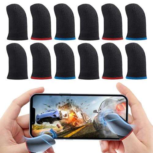 30 Pack Handy-Gaming Finger Sleeve, Atmungsaktive Daumenhülle,Leichter&Atmungsaktiver Spielfingerabdeckung mit Rutschfester&Schweißfester Oberfläche Hohe Empfindlichkeit für Touchscreen Spiel Mobile 30 Pack Handy-Gaming Finger Sleeve, Atmungsaktive Daumenhülle,Leichter&Atmungsaktiver Spielfingerabdeckung mit Rutschfester&Schweißfester Oberfläche Hohe Empfindlichkeit für Touchscreen Spiel Mobile von Pretwad