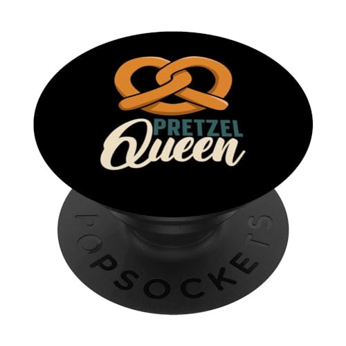 Brezel Queen Brezel Day Brezel PopSockets mit austauschbarem PopGrip von Pretzel Lover Pretzel Snack Food Pretzel Gifts