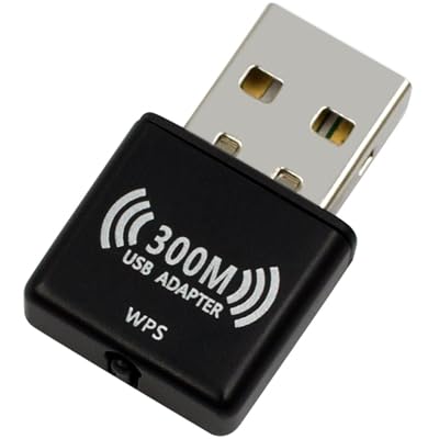 Prevo USBW4 300Mbps Wireless Network Adapter, N300 USB WiFi Dongle für Laptop und Computer Prevo USBW4 300Mbps Wireless Network Adapter, N300 USB WiFi Dongle für Laptop und Computer von Prevo