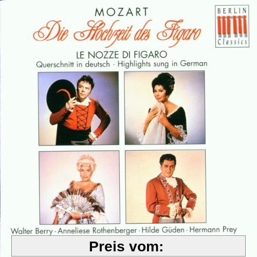 Mozart: Die Hochzeit des Figaro (Querschnitt) [deutsch] von Prey