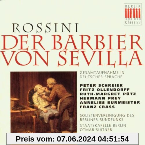 Rossini. Der Barbier von Sevilla (Gesamtaufnahme - deutsch) von Prey