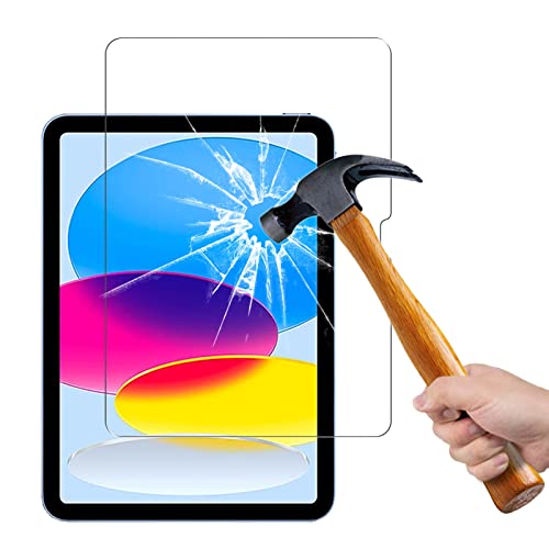 Panzerglas oder weicher Displayschutz für Apple iPad Pro Air Mini 3 4 5 6 7 8 9 (iPad 10. Generation 2022 10,9 Zoll, gehärtetes Glas) von PriceDumb