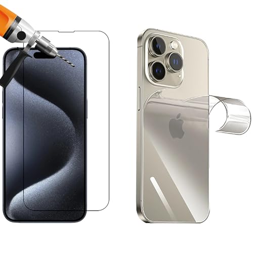 PriceDumb Panzerglas Schutzfolie für Apple iPhone 15 PRO MAX Vorderseite und Folie Rückseite PriceDumb Panzerglas Schutzfolie für Apple iPhone 15 PRO MAX Vorderseite und Folie Rückseite von PriceDumb