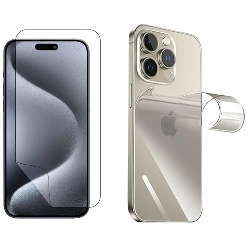 Weiche PET-Folie Displayschutzfolie für Apple iPhone 15 Pro Max Vorder- und Rückseite Weiche PET-Folie Displayschutzfolie für Apple iPhone 15 Pro Max Vorder- und Rückseite von PriceDumb