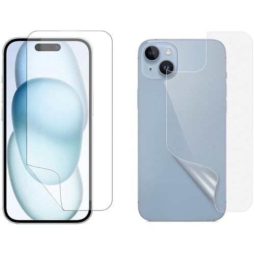 Weiche PET-Folie Displayschutzfolie für Apple iPhone 15 vorne und hinten Weiche PET-Folie Displayschutzfolie für Apple iPhone 15 vorne und hinten von PriceDumb