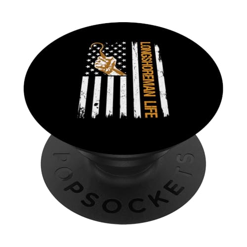 Das Leben eines Hafenarbeiters PopSockets Klebender PopGrip Das Leben eines Hafenarbeiters PopSockets Klebender PopGrip von Pride Dockworker Longshoreman Stevedores Cargo