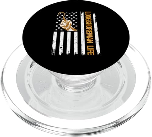 Das Leben eines Hafenarbeiters PopSockets PopGrip für MagSafe Das Leben eines Hafenarbeiters PopSockets PopGrip für MagSafe von Pride Dockworker Longshoreman Stevedores Cargo