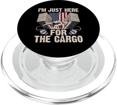 I'm Just Here for The Cargo PopSockets PopGrip für MagSafe I'm Just Here for The Cargo PopSockets PopGrip für MagSafe von Pride Dockworker Longshoreman Stevedores Cargo