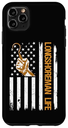 Longshoreman Life Pride USA Flagge Hülle für iPhone 11 Pro Max Longshoreman Life Pride USA Flagge Hülle für iPhone 11 Pro Max von Pride Dockworker Longshoreman Stevedores Cargo