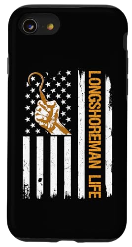 Longshoreman Life Pride USA Flagge Hülle für iPhone SE (2020) / 7 / 8 von Pride Dockworker Longshoreman Stevedores Cargo