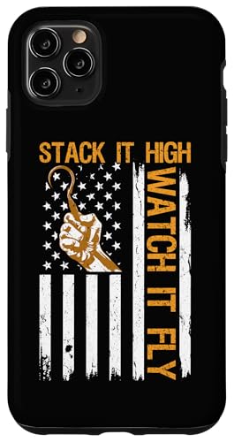 Longshoreman Pride Flagge der USA, stapeln Sie sie hoch, schauen Sie zu, wie sie fliegt Hülle für iPhone 11 Pro Max Longshoreman Pride Flagge der USA, stapeln Sie sie hoch, schauen Sie zu, wie sie fliegt Hülle für iPhone 11 Pro Max von Pride Dockworker Longshoreman Stevedores Cargo