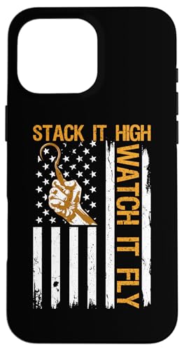 Longshoreman Pride Flagge der USA, stapeln Sie sie hoch, schauen Sie zu, wie sie fliegt Hülle für iPhone 16 Pro Max Longshoreman Pride Flagge der USA, stapeln Sie sie hoch, schauen Sie zu, wie sie fliegt Hülle für iPhone 16 Pro Max von Pride Dockworker Longshoreman Stevedores Cargo