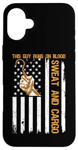 Longshoreman Pride USA Flagge Hülle für iPhone 16 Plus Longshoreman Pride USA Flagge Hülle für iPhone 16 Plus von Pride Dockworker Longshoreman Stevedores Cargo
