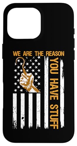 Longshoreman Pride USA Flagge Hülle für iPhone 16 Pro Max Longshoreman Pride USA Flagge Hülle für iPhone 16 Pro Max von Pride Dockworker Longshoreman Stevedores Cargo
