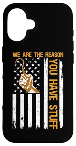 Longshoreman Pride USA Flagge Hülle für iPhone 16 Longshoreman Pride USA Flagge Hülle für iPhone 16 von Pride Dockworker Longshoreman Stevedores Cargo