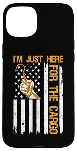 Longshoreman Pride USA Flagge I'm Just Here for The Cargo Hülle für iPhone 15 Plus Longshoreman Pride USA Flagge I'm Just Here for The Cargo Hülle für iPhone 15 Plus von Pride Dockworker Longshoreman Stevedores Cargo