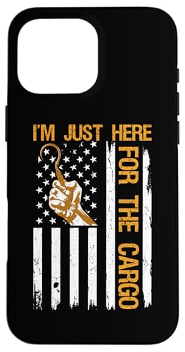 Longshoreman Pride USA Flagge I'm Just Here for The Cargo Hülle für iPhone 16 Pro Max Longshoreman Pride USA Flagge I'm Just Here for The Cargo Hülle für iPhone 16 Pro Max von Pride Dockworker Longshoreman Stevedores Cargo