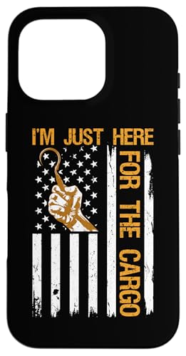 Longshoreman Pride USA Flagge I'm Just Here for The Cargo Hülle für iPhone 16 Pro Longshoreman Pride USA Flagge I'm Just Here for The Cargo Hülle für iPhone 16 Pro von Pride Dockworker Longshoreman Stevedores Cargo