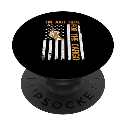 Longshoreman Pride USA Flagge I'm Just Here for The Cargo PopSockets Klebender PopGrip Longshoreman Pride USA Flagge I'm Just Here for The Cargo PopSockets Klebender PopGrip von Pride Dockworker Longshoreman Stevedores Cargo