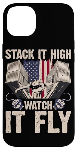 Stack it High, Watch it Fly Longshoreman Humor Spruch Hülle für iPhone 14 Plus Stack it High, Watch it Fly Longshoreman Humor Spruch Hülle für iPhone 14 Plus von Pride Dockworker Longshoreman Stevedores Cargo