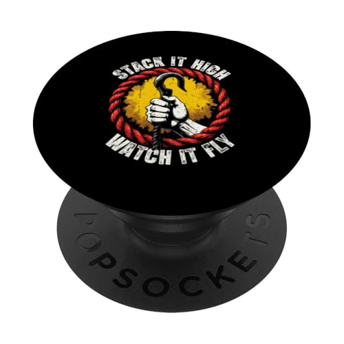 Stapel es hoch, sieh zu, wie es fliegt PopSockets Klebender PopGrip Stapel es hoch, sieh zu, wie es fliegt PopSockets Klebender PopGrip von Pride Dockworker Longshoreman Stevedores Cargo