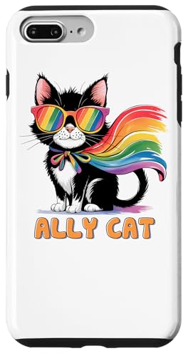LGBTQ Pride T-Shirt – Ally Cat Regenbogenflagge Hülle für iPhone 7 Plus/8 Plus LGBTQ Pride T-Shirt – Ally Cat Regenbogenflagge Hülle für iPhone 7 Plus/8 Plus von Pride Month Shirt LGBTQ Love Is Always The Answer