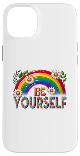 LGBTQ Pride T-Shirt – Be Yourself Regenbogenflagge Hülle für iPhone 14 Plus LGBTQ Pride T-Shirt – Be Yourself Regenbogenflagge Hülle für iPhone 14 Plus von Pride Month Shirt LGBTQ Love Is Always The Answer