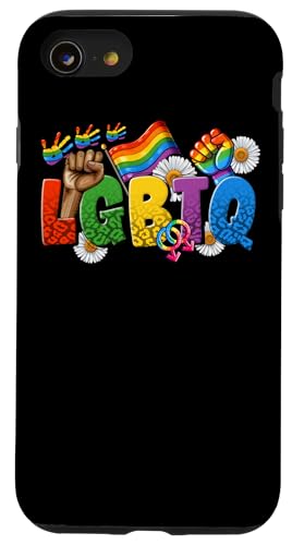 LGBTQ Pride T-Shirt – Be Yourself Regenbogenflagge Hülle für iPhone SE (2020) / 7 / 8 von Pride Month Shirt LGBTQ Love Is Always The Answer