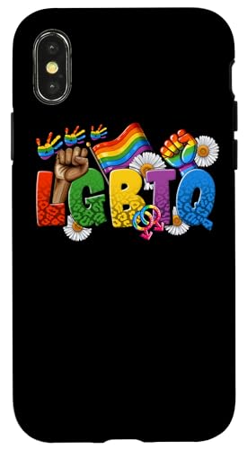 LGBTQ Pride T-Shirt – Be Yourself Regenbogenflagge Hülle für iPhone X/XS LGBTQ Pride T-Shirt – Be Yourself Regenbogenflagge Hülle für iPhone X/XS von Pride Month Shirt LGBTQ Love Is Always The Answer