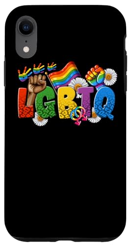 LGBTQ Pride T-Shirt – Be Yourself Regenbogenflagge Hülle für iPhone XR von Pride Month Shirt LGBTQ Love Is Always The Answer