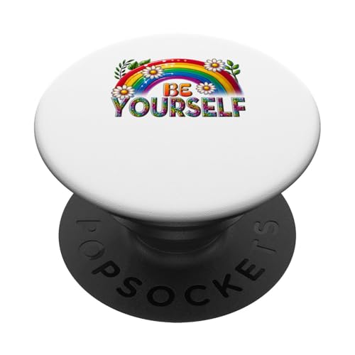 LGBTQ Pride T-Shirt – Be Yourself Regenbogenflagge PopSockets Klebender PopGrip LGBTQ Pride T-Shirt – Be Yourself Regenbogenflagge PopSockets Klebender PopGrip von Pride Month Shirt LGBTQ Love Is Always The Answer