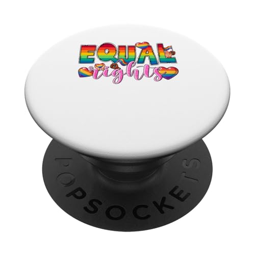 LGBTQ Pride T-Shirt – Equal Right Regenbogenflagge PopSockets Klebender PopGrip LGBTQ Pride T-Shirt – Equal Right Regenbogenflagge PopSockets Klebender PopGrip von Pride Month Shirt LGBTQ Love Is Always The Answer