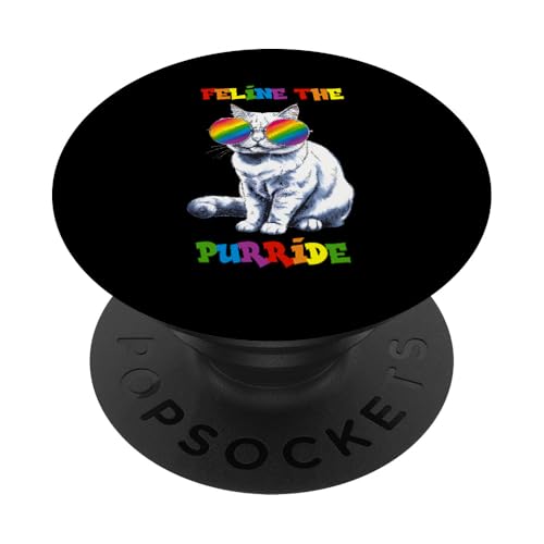 LGBTQ Pride T-Shirt – Feelin The Purride Regenbogenflagge PopSockets Klebender PopGrip LGBTQ Pride T-Shirt – Feelin The Purride Regenbogenflagge PopSockets Klebender PopGrip von Pride Month Shirt LGBTQ Love Is Always The Answer
