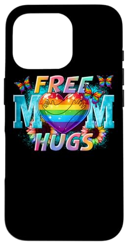 LGBTQ Pride T-Shirt – Free Mom Hugs Regenbogenflagge Hülle für iPhone 16 Pro LGBTQ Pride T-Shirt – Free Mom Hugs Regenbogenflagge Hülle für iPhone 16 Pro von Pride Month Shirt LGBTQ Love Is Always The Answer