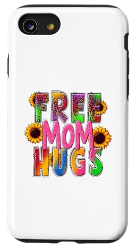 LGBTQ Pride T-Shirt – Free Mom Hugs Regenbogenflagge Hülle für iPhone SE (2020) / 7 / 8 von Pride Month Shirt LGBTQ Love Is Always The Answer