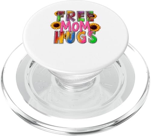 LGBTQ Pride T-Shirt – Free Mom Hugs Regenbogenflagge PopSockets PopGrip für MagSafe LGBTQ Pride T-Shirt – Free Mom Hugs Regenbogenflagge PopSockets PopGrip für MagSafe von Pride Month Shirt LGBTQ Love Is Always The Answer