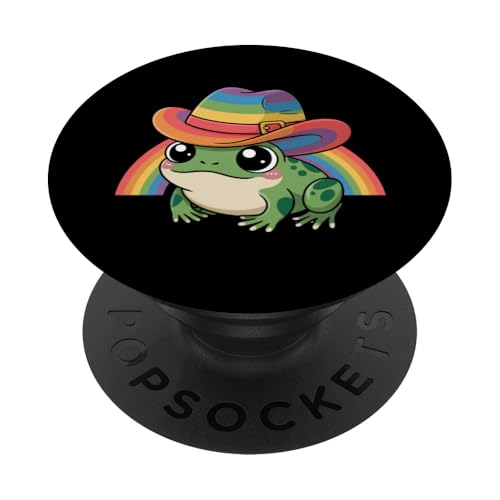 LGBTQ Pride T-Shirt – Frog Regenbogenflagge PopSockets Klebender PopGrip LGBTQ Pride T-Shirt – Frog Regenbogenflagge PopSockets Klebender PopGrip von Pride Month Shirt LGBTQ Love Is Always The Answer