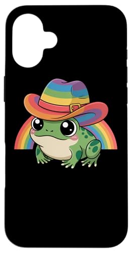 LGBTQ Pride T-Shirt – Frosch Regenbogenflagge Hülle für iPhone 16 Plus LGBTQ Pride T-Shirt – Frosch Regenbogenflagge Hülle für iPhone 16 Plus von Pride Month Shirt LGBTQ Love Is Always The Answer