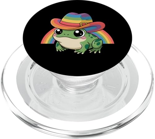 LGBTQ Pride T-Shirt – Frosch Regenbogenflagge PopSockets PopGrip für MagSafe LGBTQ Pride T-Shirt – Frosch Regenbogenflagge PopSockets PopGrip für MagSafe von Pride Month Shirt LGBTQ Love Is Always The Answer