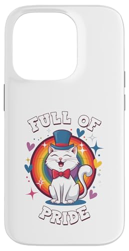 LGBTQ Pride T-Shirt – Full Of Pride Regenbogenflagge Hülle für iPhone 14 Pro LGBTQ Pride T-Shirt – Full Of Pride Regenbogenflagge Hülle für iPhone 14 Pro von Pride Month Shirt LGBTQ Love Is Always The Answer