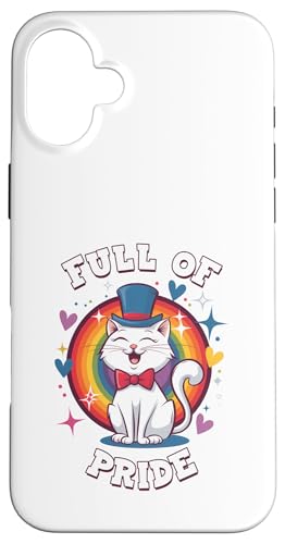 LGBTQ Pride T-Shirt – Full Of Pride Regenbogenflagge Hülle für iPhone 16 Plus LGBTQ Pride T-Shirt – Full Of Pride Regenbogenflagge Hülle für iPhone 16 Plus von Pride Month Shirt LGBTQ Love Is Always The Answer