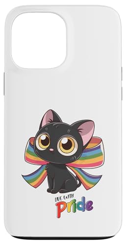 LGBTQ Pride T-Shirt – Live With Pride Regenbogenflagge Hülle für iPhone 13 Pro Max LGBTQ Pride T-Shirt – Live With Pride Regenbogenflagge Hülle für iPhone 13 Pro Max von Pride Month Shirt LGBTQ Love Is Always The Answer