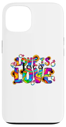 LGBTQ Pride T-Shirt – Love Is Love Regenbogenflagge Hülle für iPhone 13 von Pride Month Shirt LGBTQ Love Is Always The Answer