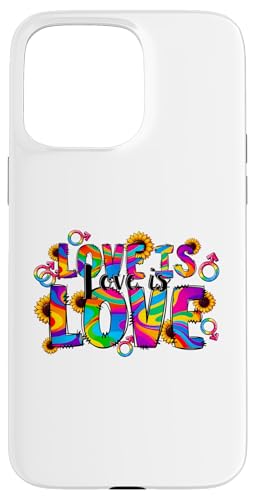 LGBTQ Pride T-Shirt – Love Is Love Regenbogenflagge Hülle für iPhone 15 Pro Max LGBTQ Pride T-Shirt – Love Is Love Regenbogenflagge Hülle für iPhone 15 Pro Max von Pride Month Shirt LGBTQ Love Is Always The Answer