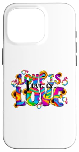 LGBTQ Pride T-Shirt – Love Is Love Regenbogenflagge Hülle für iPhone 16 Pro LGBTQ Pride T-Shirt – Love Is Love Regenbogenflagge Hülle für iPhone 16 Pro von Pride Month Shirt LGBTQ Love Is Always The Answer