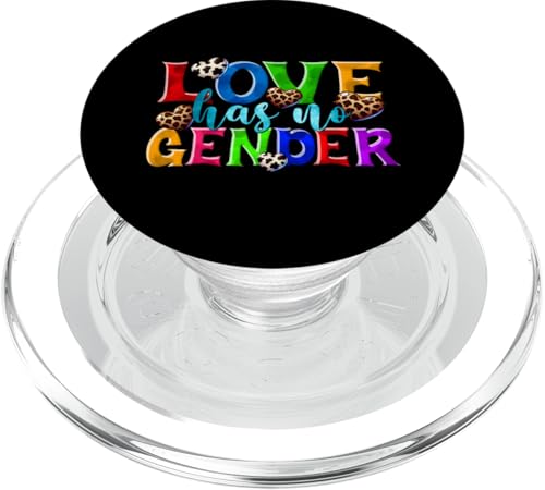 LGBTQ Pride T-Shirt – Love has no Gender Regenbogenflagge PopSockets PopGrip für MagSafe LGBTQ Pride T-Shirt – Love has no Gender Regenbogenflagge PopSockets PopGrip für MagSafe von Pride Month Shirt LGBTQ Love Is Always The Answer